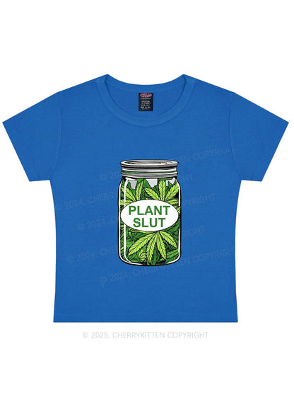 Plant Slxt Y2K Baby Tee Cherrykitten