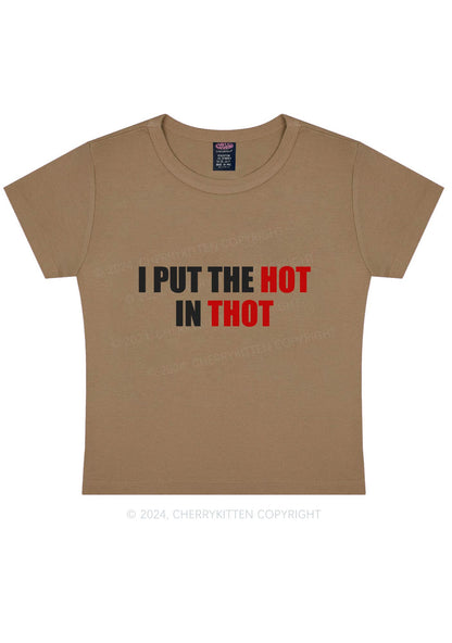 Put Hot In Thxt Y2K Baby Tee Cherrykitten