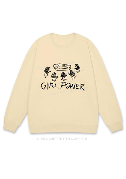 Girls Power Y2K Sweatshirt Cherrykitten