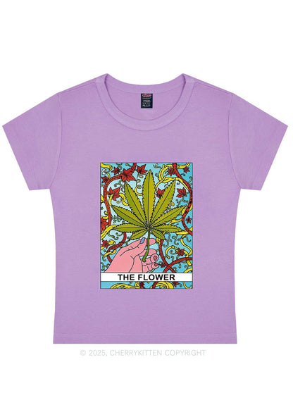 The Flower Y2K Baby Tee Cherrykitten