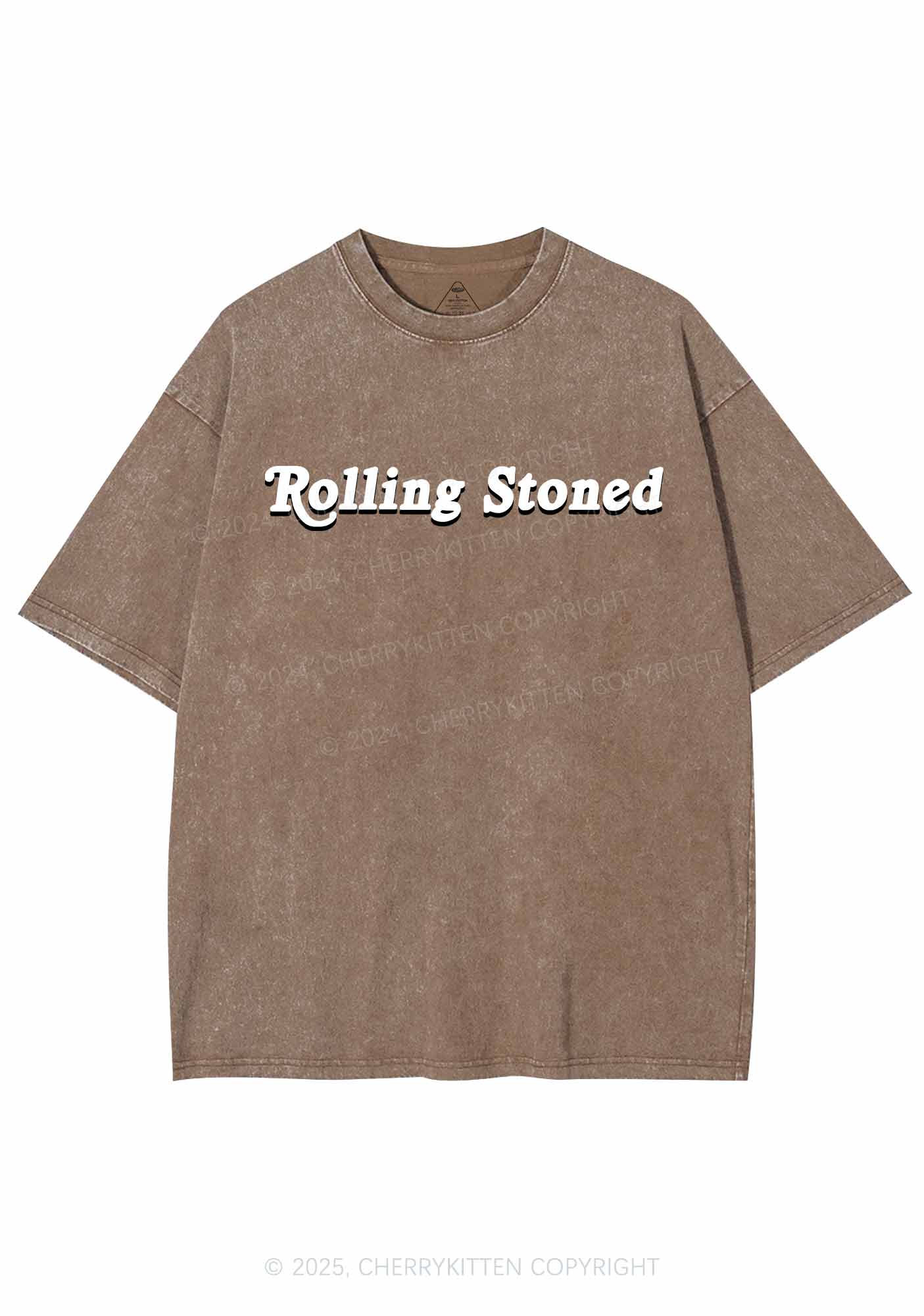 Rolling Stoned Y2K Washed Tee Cherrykitten