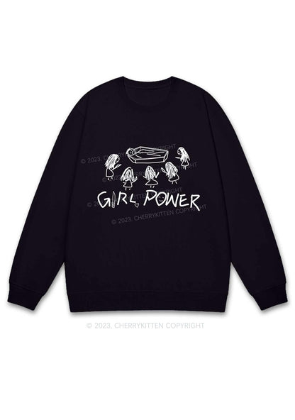 Girls Power Y2K Sweatshirt Cherrykitten