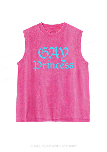 Gay Princess Y2K Washed Tank Cherrykitten