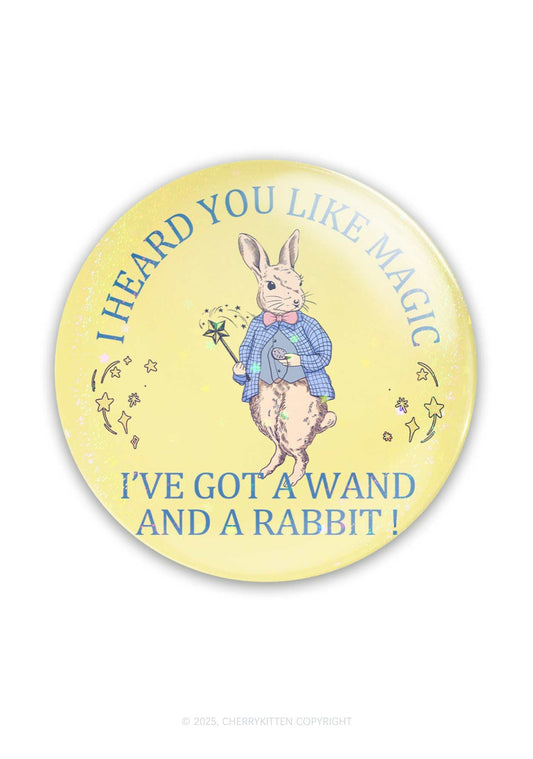 Wand Rabbit 1Pc Y2K Pin Cherrykitten