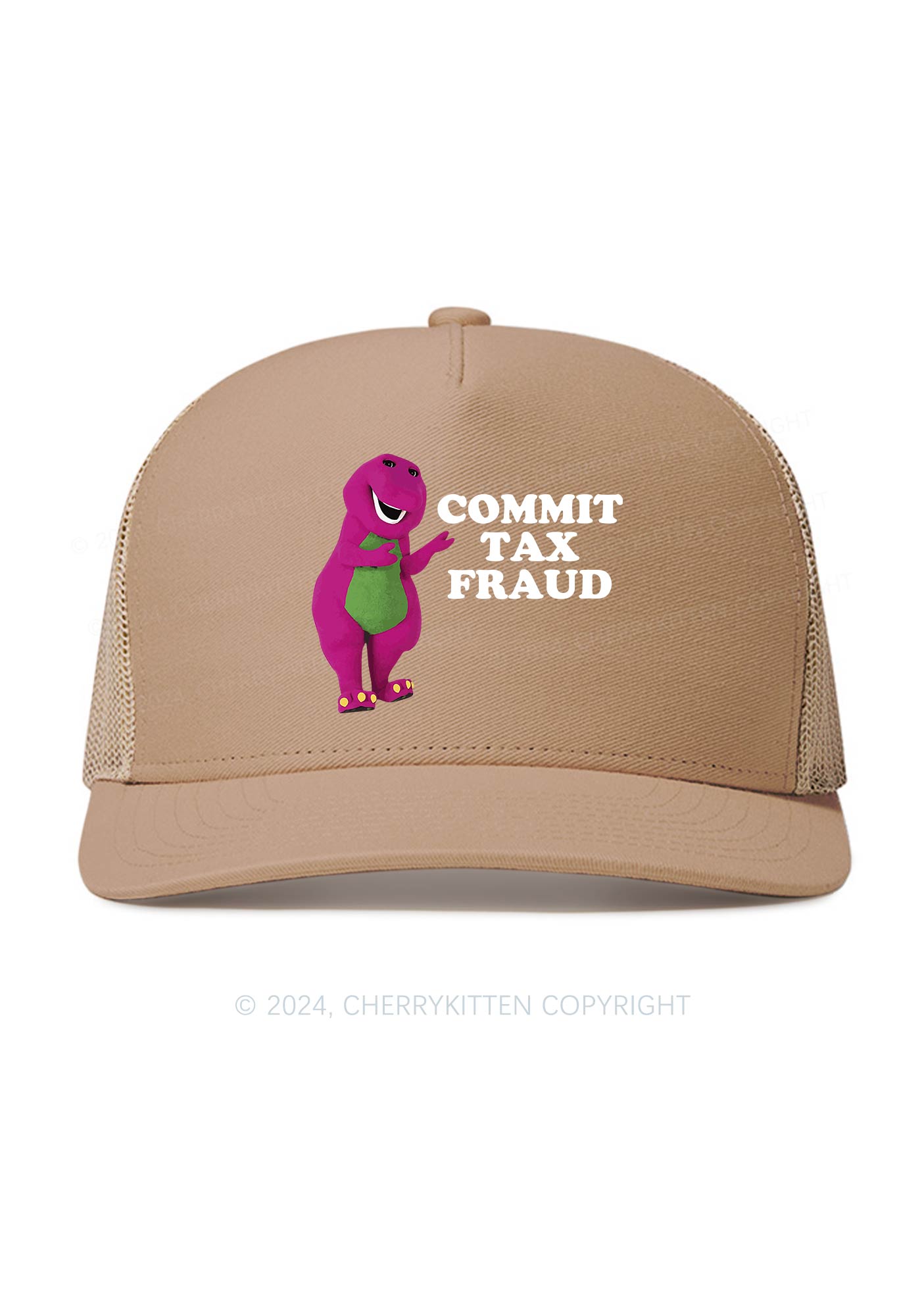 Commit Tax Fraud Y2K Trucker Mesh Hat Cherrykitten