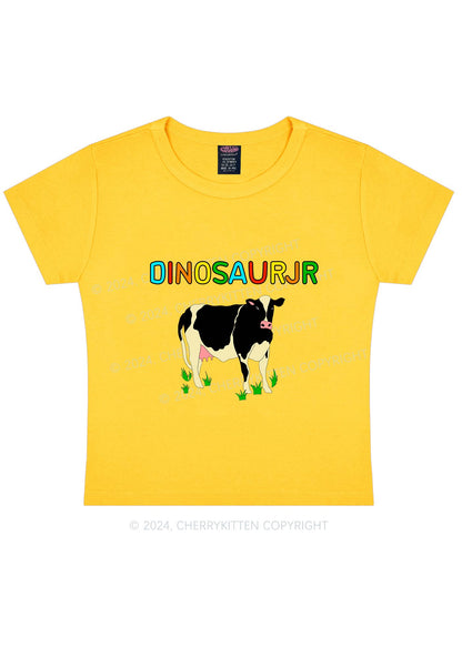 Dinosaur JR Y2K Baby Tee Cherrykitten