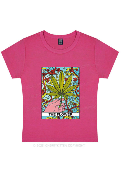 The Flower Y2K Baby Tee Cherrykitten