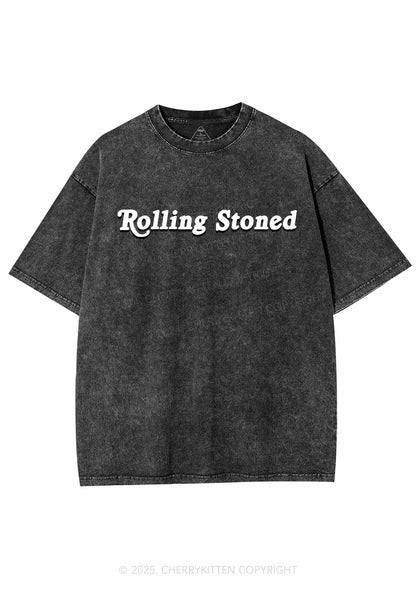 Rolling Stoned Y2K Washed Tee Cherrykitten