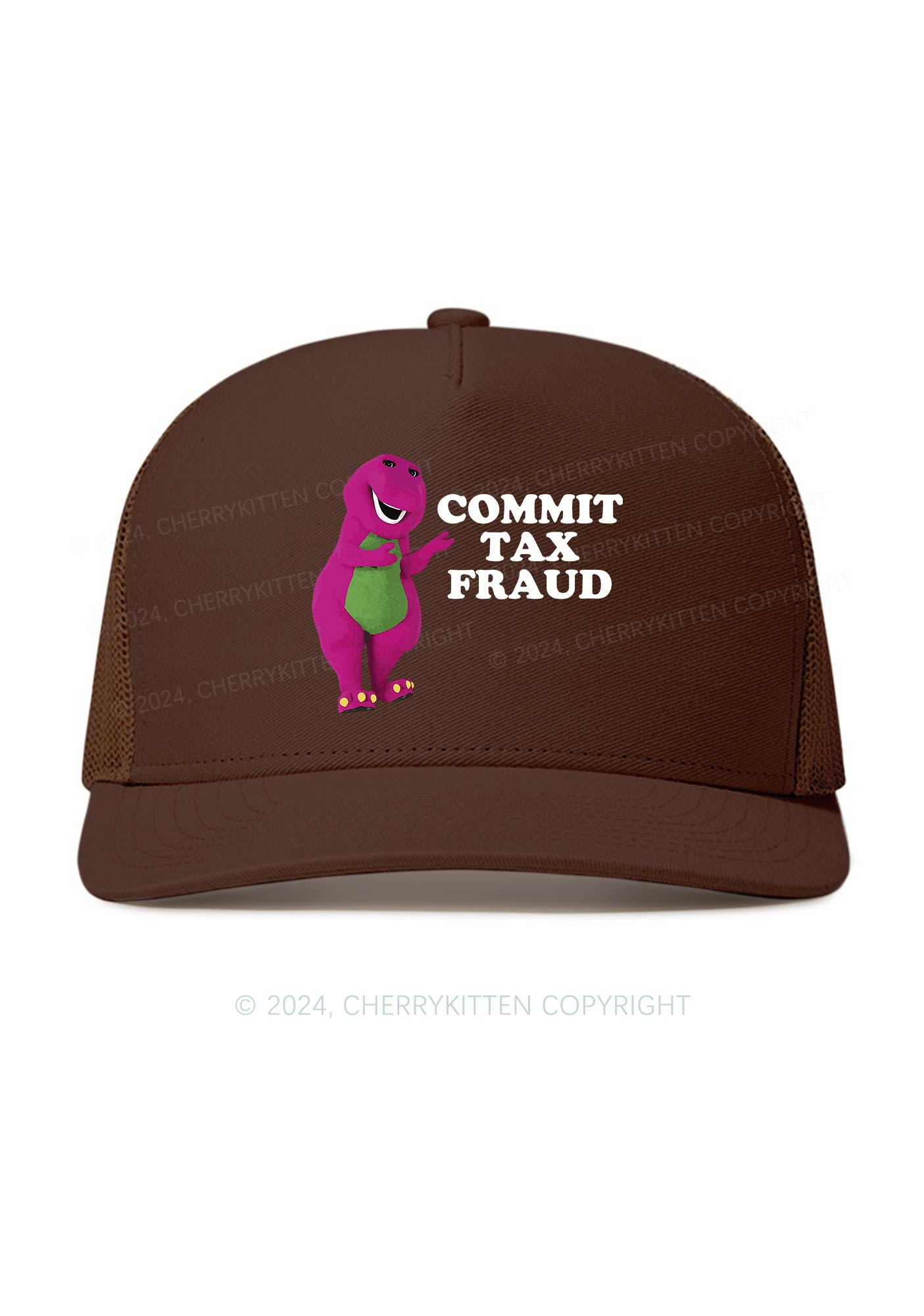 Commit Tax Fraud Y2K Trucker Mesh Hat Cherrykitten