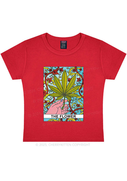 The Flower Y2K Baby Tee Cherrykitten