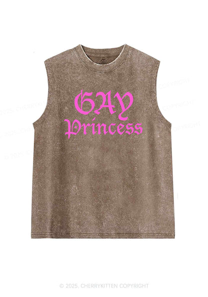 Gay Princess Y2K Washed Tank Cherrykitten