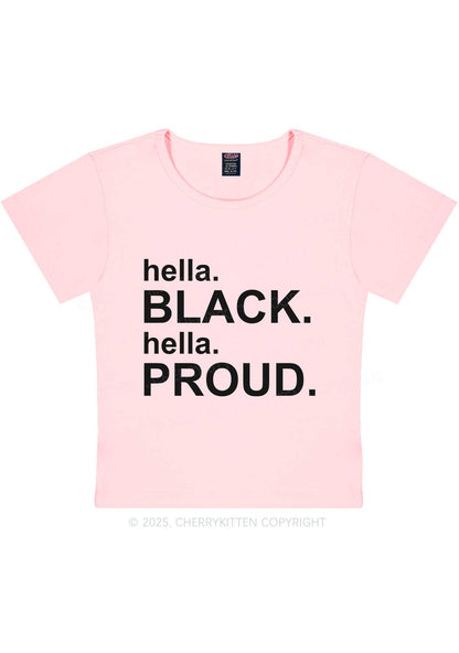 Black Proud Y2K Baby Tee Cherrykitten