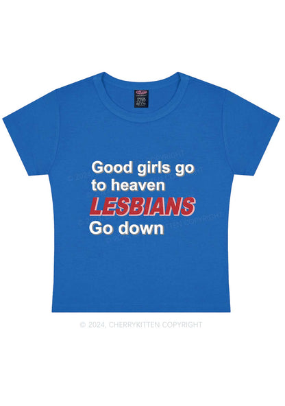 Good Girls Go To Heaven Y2K Baby Tee Cherrykitten