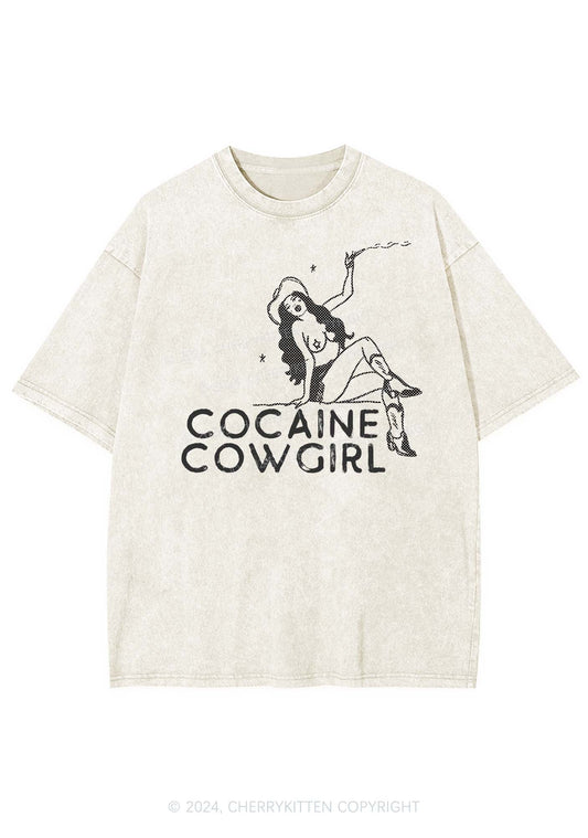 Cola Cowgirl Y2K Washed Tee Cherrykitten