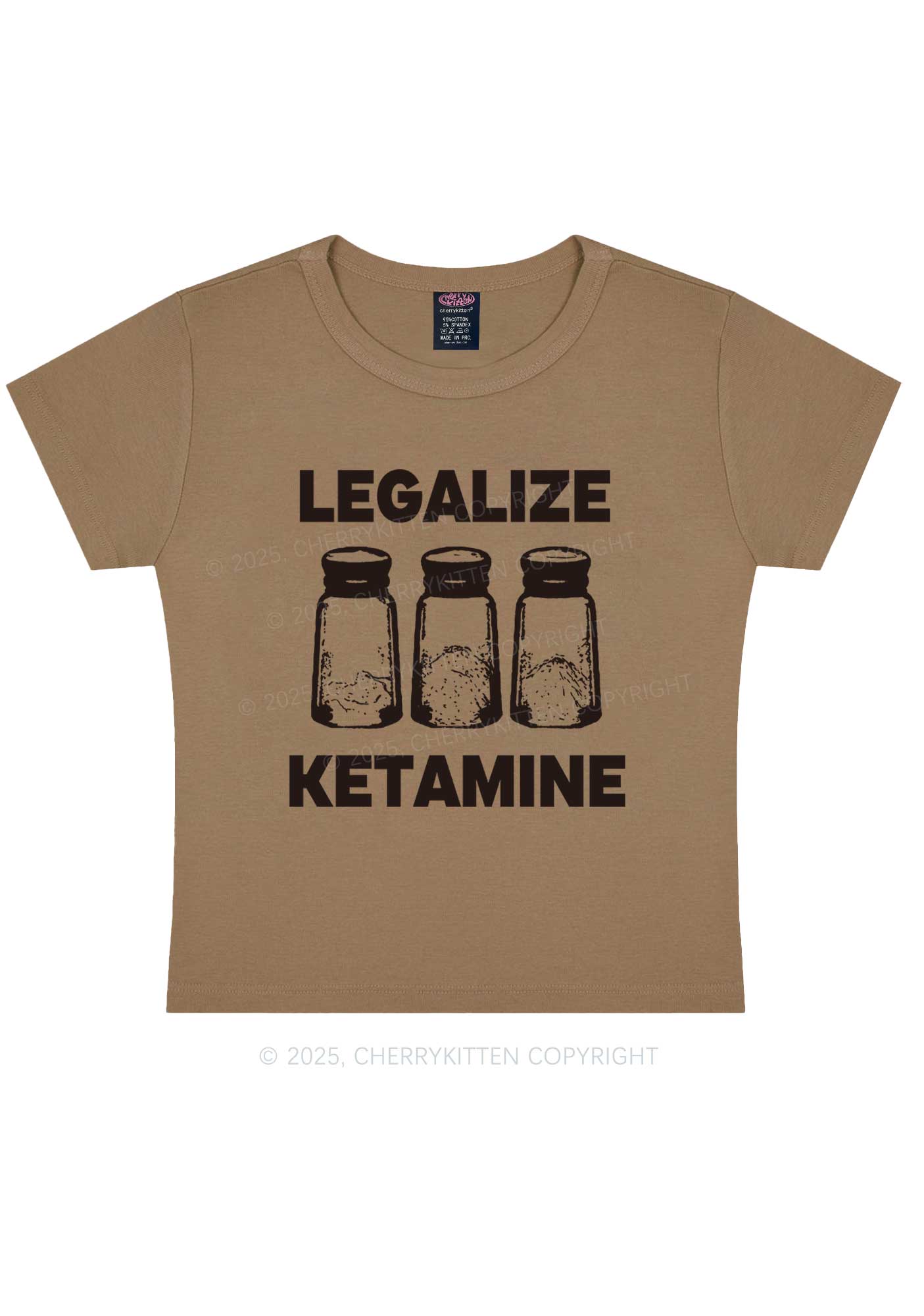 Legalize K Y2K Baby Tee Cherrykitten