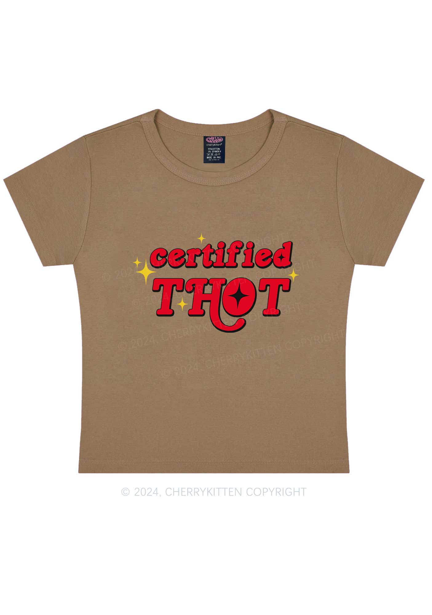 Certified Thxt Y2K Baby Tee Cherrykitten