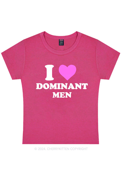 I Love D Men Y2K Baby Tee Cherrykitten