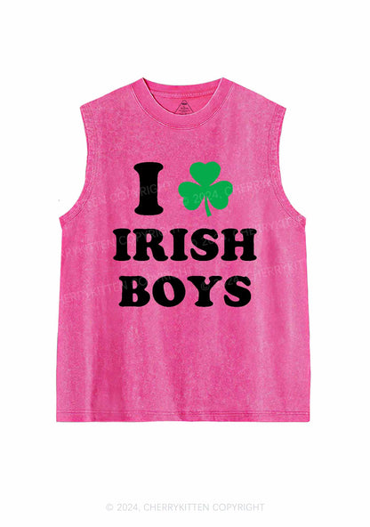 Irish Boys St Patricks Y2K Washed Tank Cherrykitten