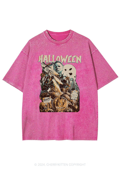 Halloween Killer Y2K Washed Tee Cherrykitten