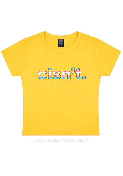 Cisn't Y2K Baby Tee Cherrykitten