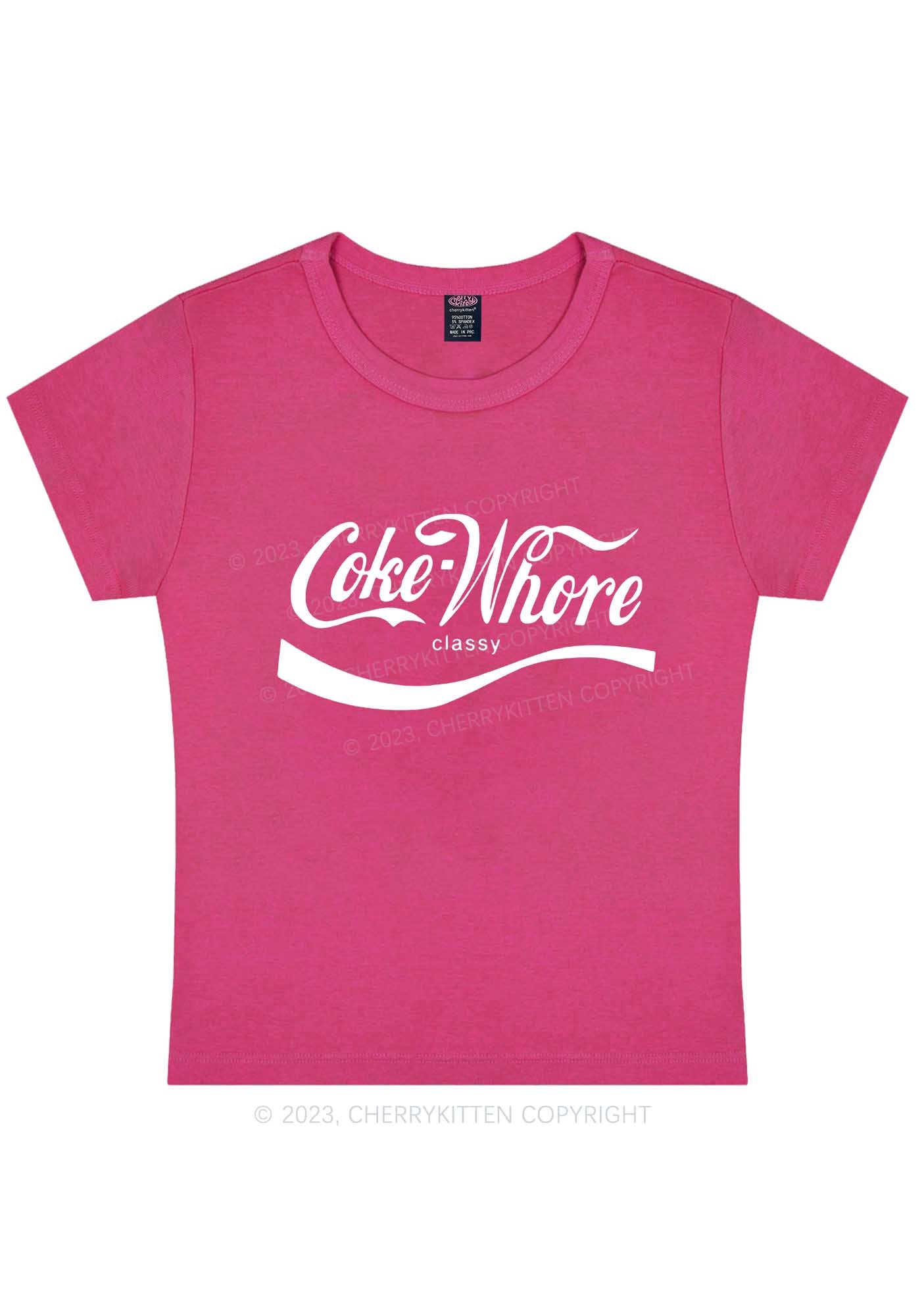 Coke Hore Y2K Baby Tee Cherrykitten