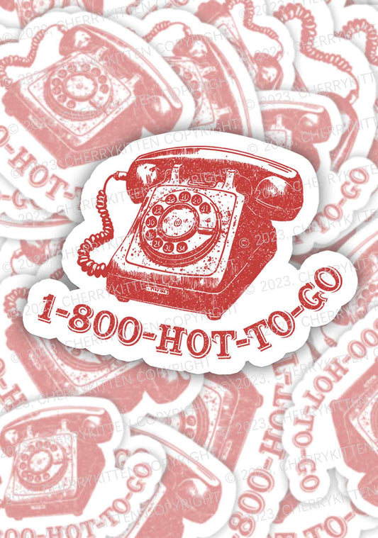 Hot To Go 1Pc Y2K Sticker Cherrykitten