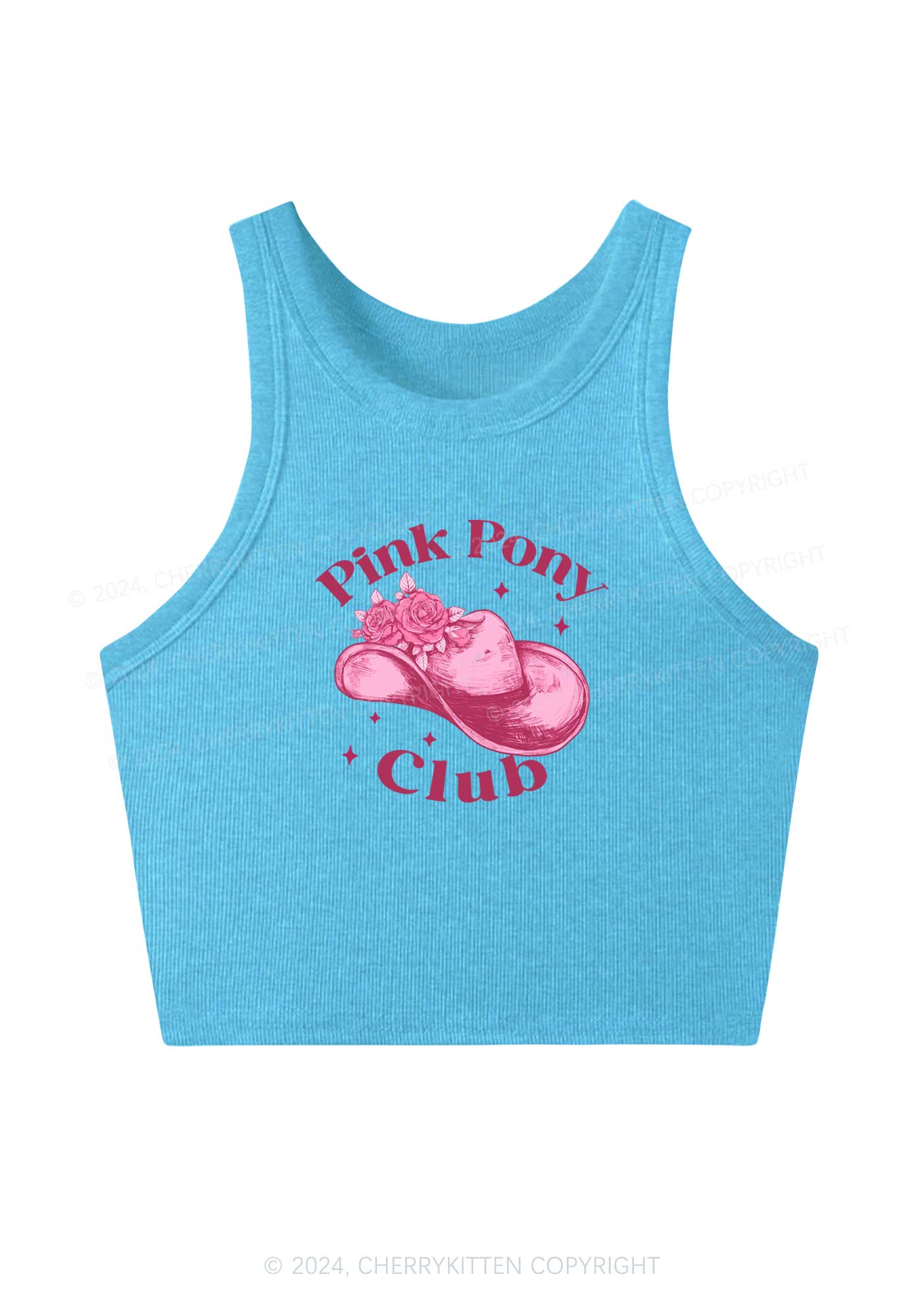 Pink Pony Club Y2K Crop Tank Top Cherrykitten