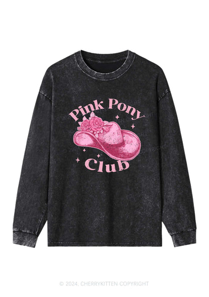 Pink Pony Club Y2K Washed Long Sleeves Cherrykitten