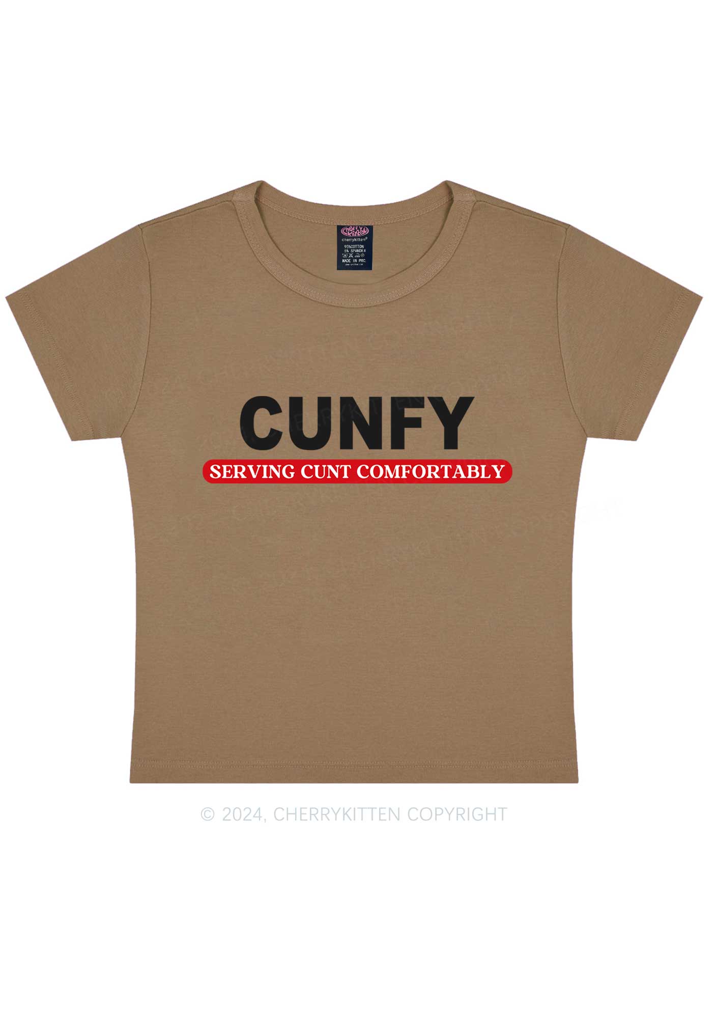 Cunfy Y2K Baby Tee Cherrykitten