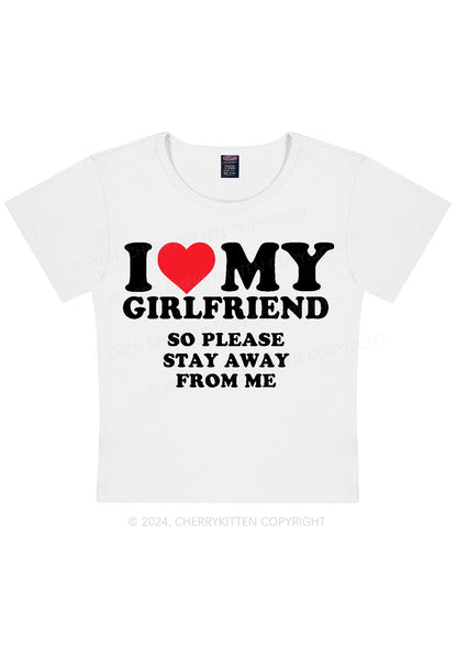 I Love My GF Y2K Valentine's Day Baby Tee Cherrykitten