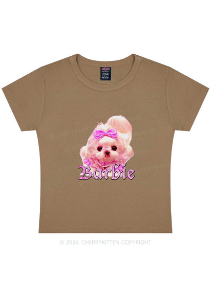 Pretty Dog Y2K Baby Tee Cherrykitten