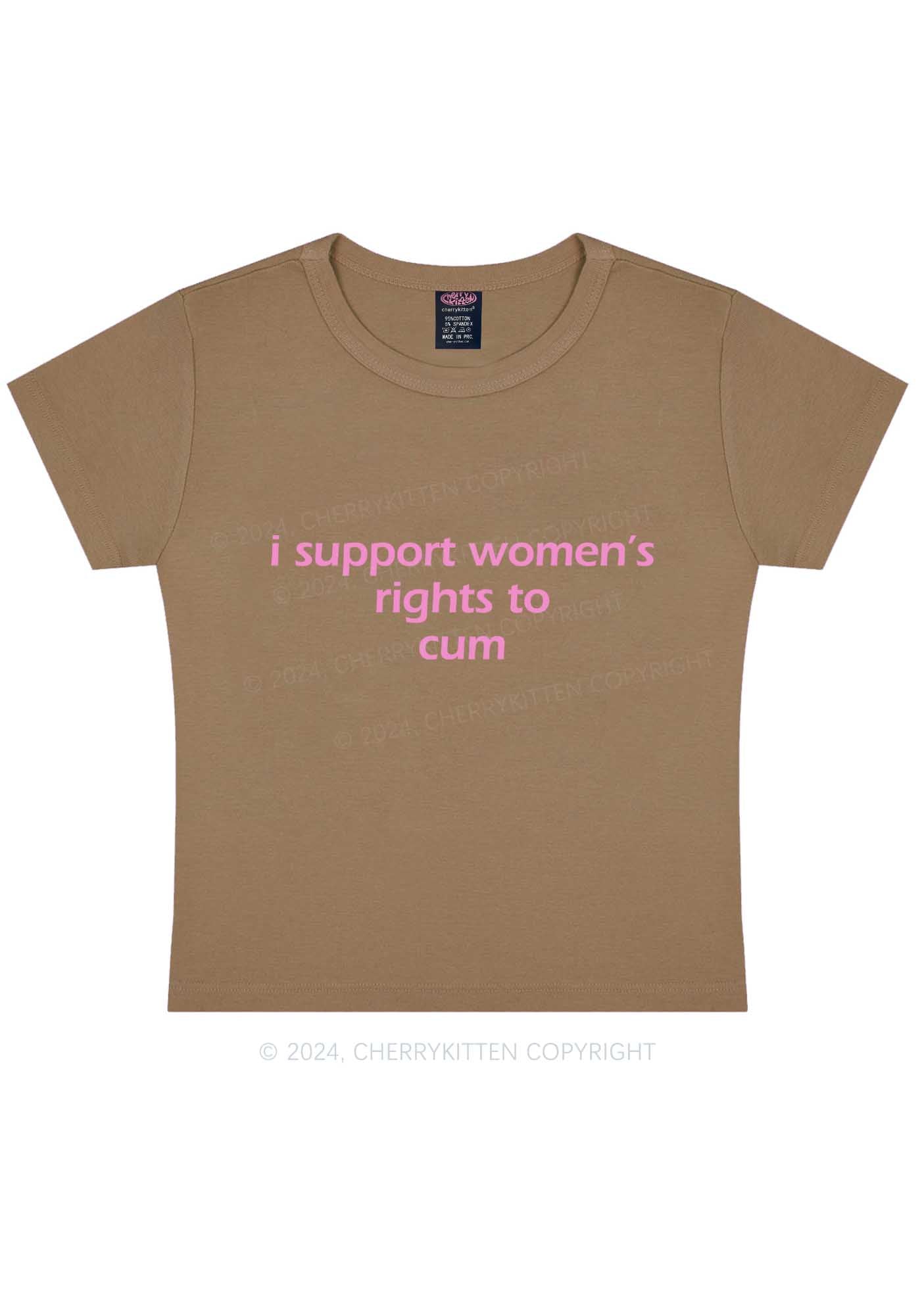 Women's Rights To Come Y2K Baby Tee Cherrykitten