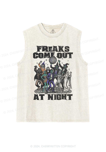 Halloween Freaks Come Out Y2K Washed Tank Cherrykitten