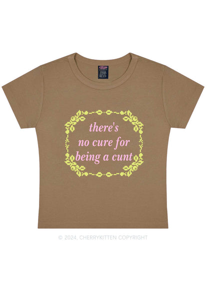 No Cure For Cxxt Y2K Baby Tee Cherrykitten