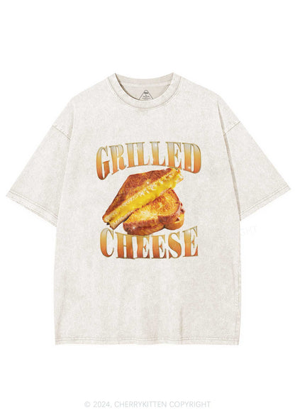 Grilled Cheese Y2K Washed Tee Cherrykitten