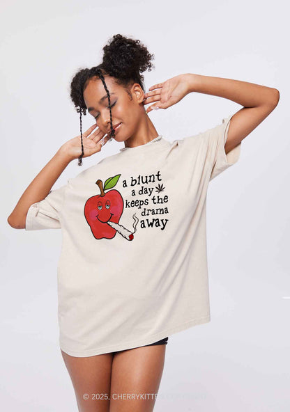 A Blunt A Day Y2K Washed Tee Cherrykitten