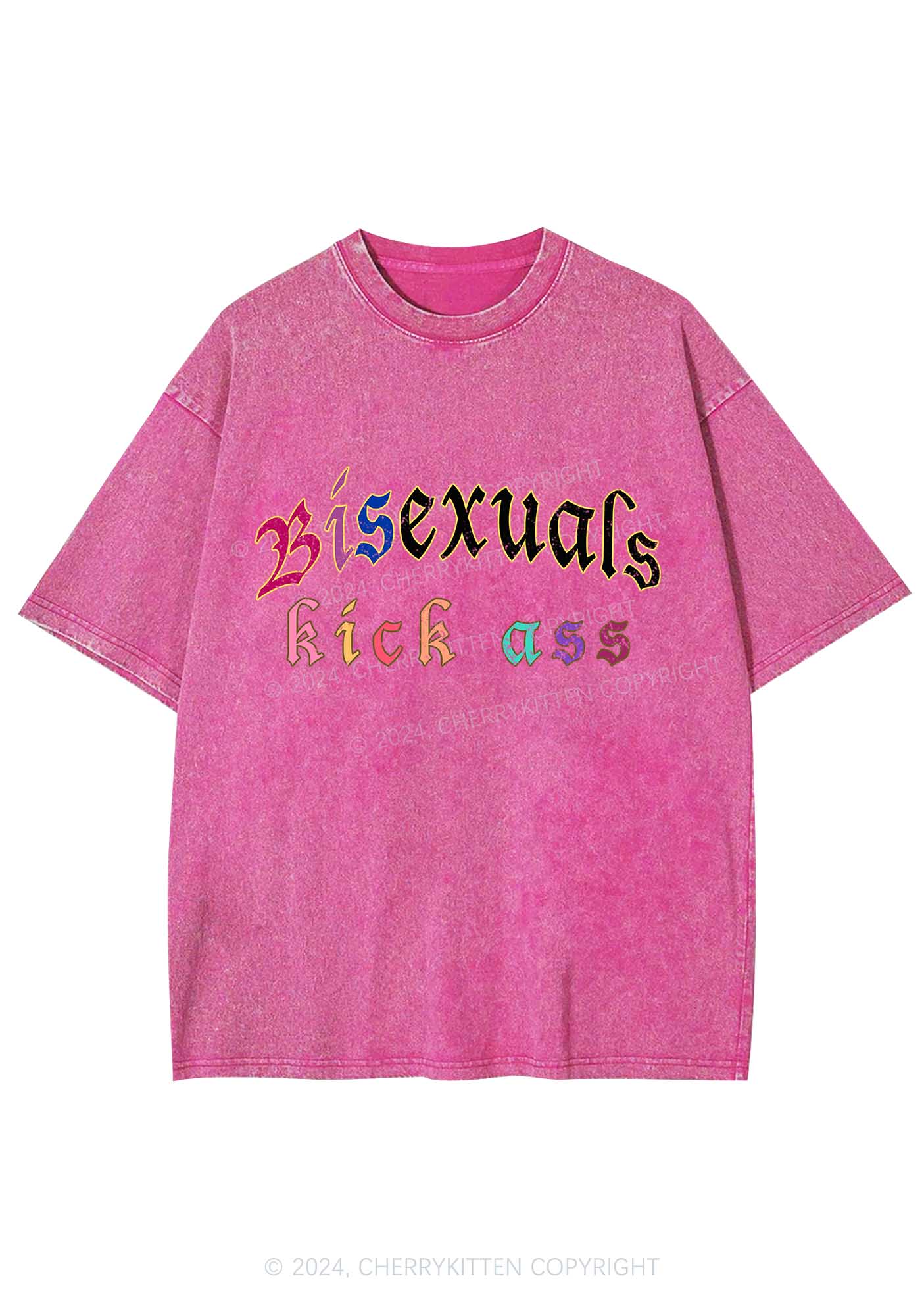 Bisexuals Kick Axx Y2K Washed Tee Cherrykitten