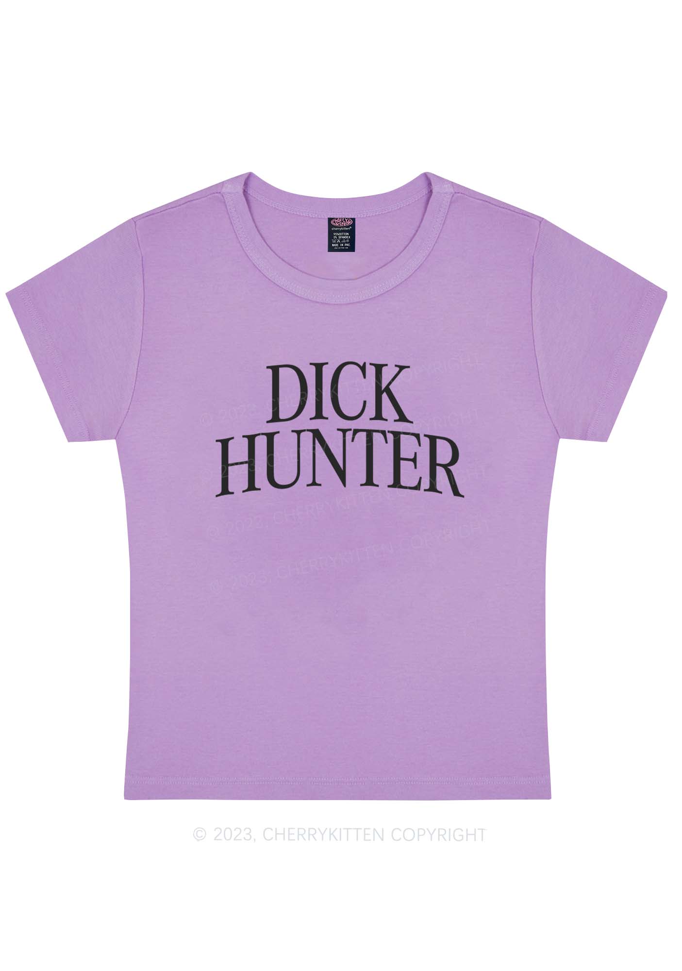 Curvy Dxxk Hunter Y2K Baby Tee Cherrykitten