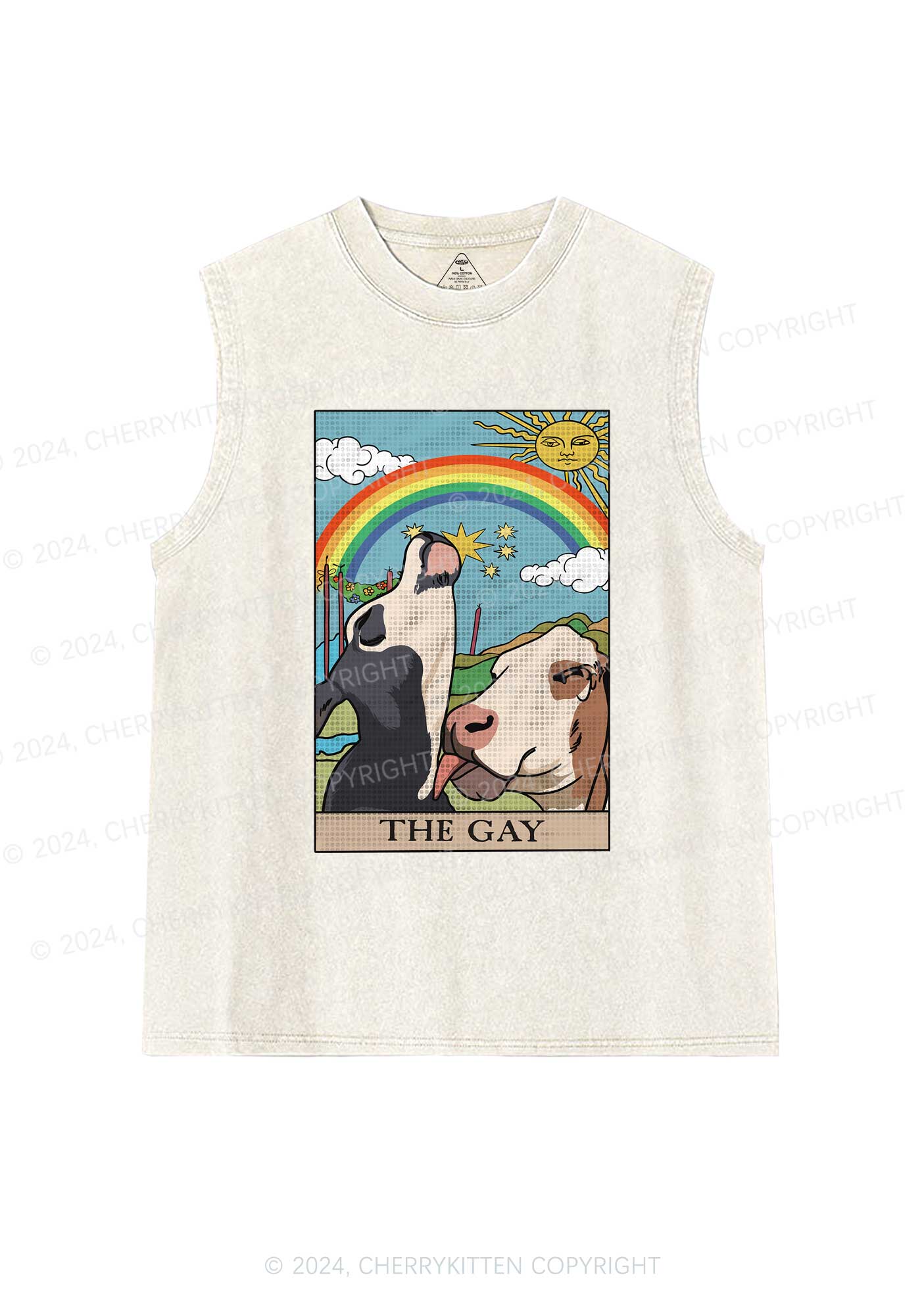 The Gay Y2K Washed Tank Cherrykitten