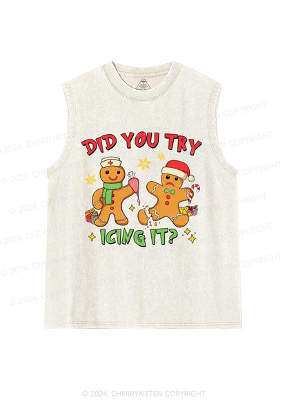 Christmas Icing It Y2K Washed Tank Cherrykitten