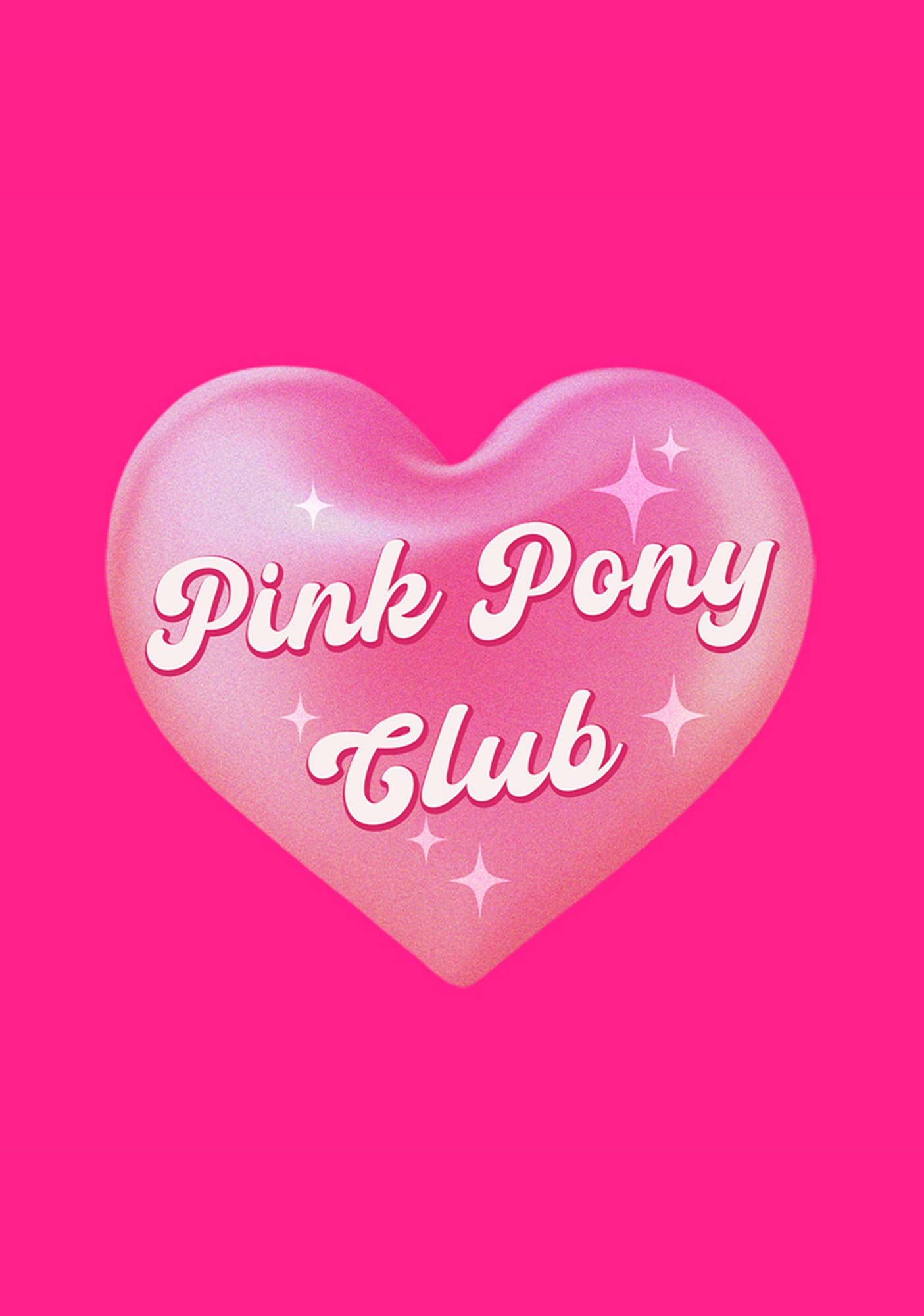 Pink Heart Pony Club 1Pc Y2K Pin Cherrykitten