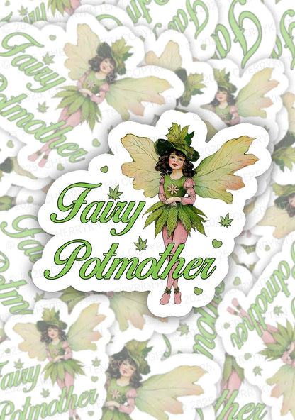 Fairy Potmother 1Pc Y2K Sticker Cherrykitten