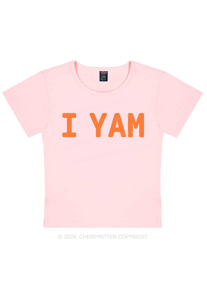 I Yam Y2K Valentine's Day Baby Tee Cherrykitten