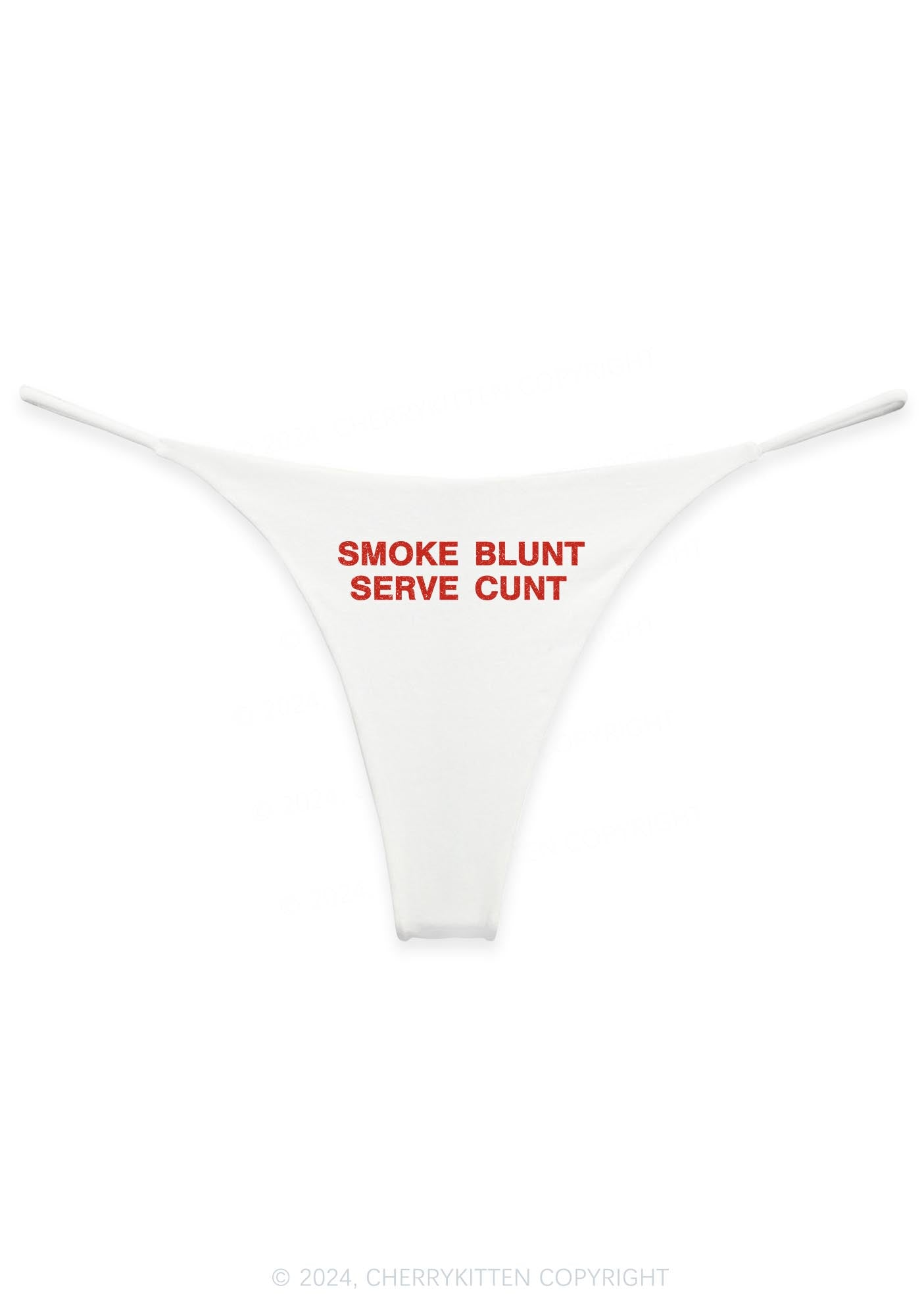 Smoke Blunt Y2K Bikini String Thong Cherrykitten