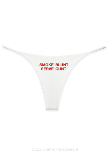 Smoke Blunt Y2K Bikini String Thong Cherrykitten