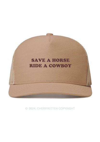 Save A Horse Y2K Trucker Mesh Hat Cherrykitten