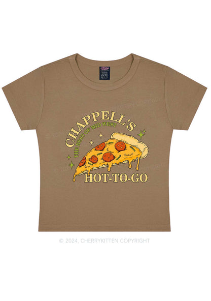 Hot To Go Pizza Y2K Baby Tee Cherrykitten