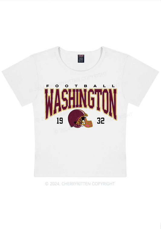 Washington Football Y2K Super Bowl Baby Tee Cherrykitten