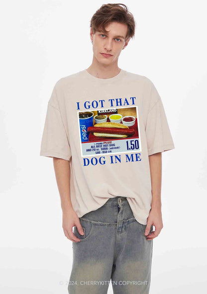 I Got That Hot Dog In Me Y2K Washed Tee Cherrykitten