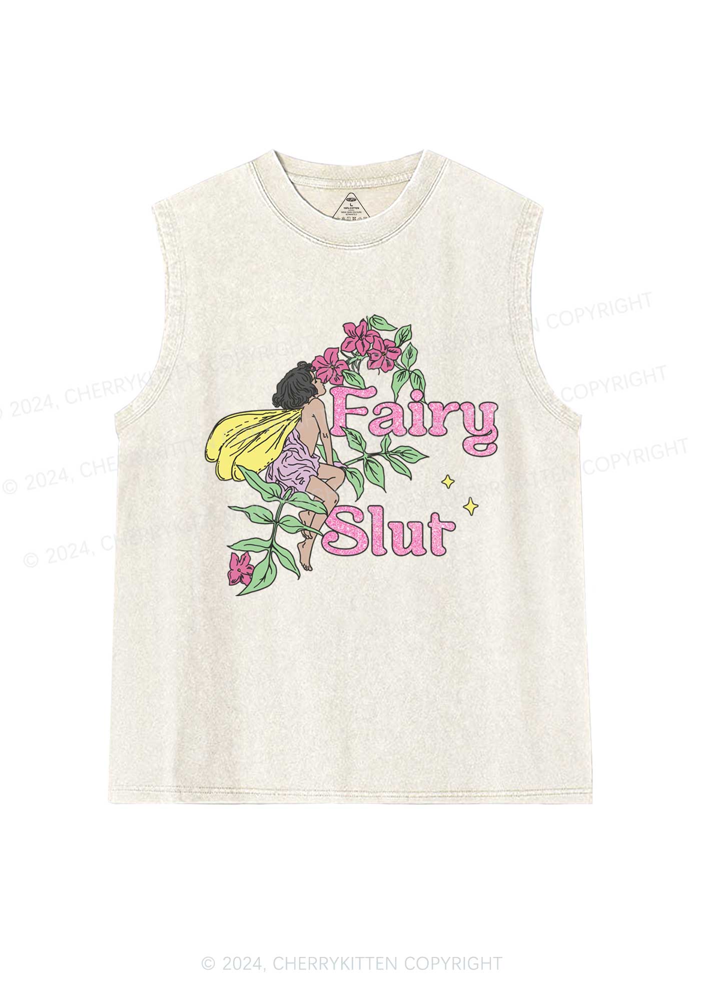 Fairy Slxt Y2K Washed Tank Cherrykitten